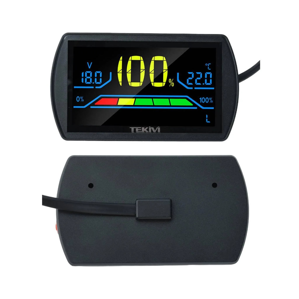 2-Wire DC7-100V Battery Voltage Indicator Universal Lead Acid Li-ion LiFePO4 Battery Capacity Meter with Percentage Display Vue