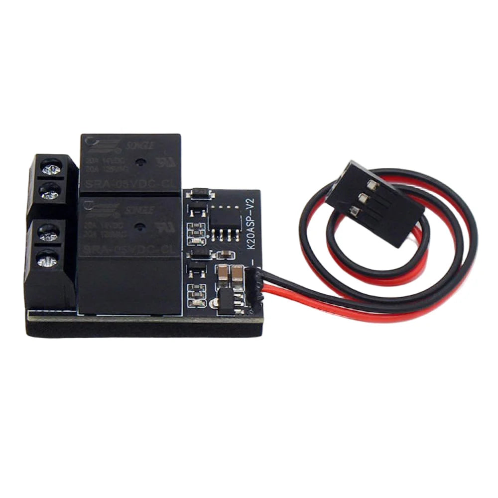 2 Channel PWM Relay Switch RC Model Electronic On/Off Switch Relay 4.8-10V BEC 1000-2000us Signal for RC Car Boat Plane Rocket Vue