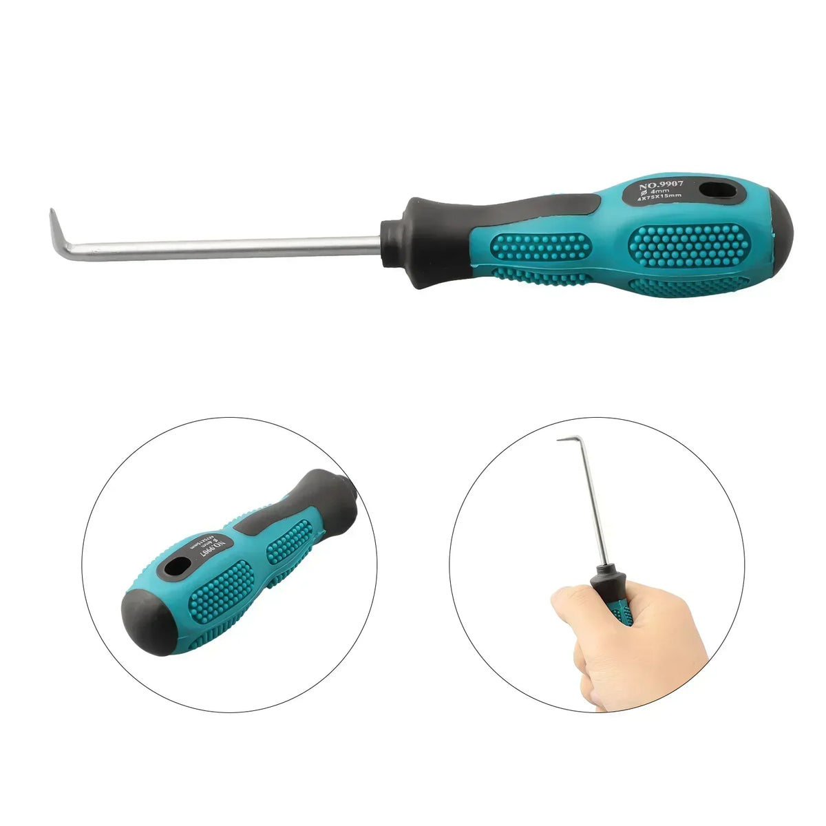90° Pick & Hook Tool – O-Ring, Gasket & Wire Remover Pick & Hook Tool Vue