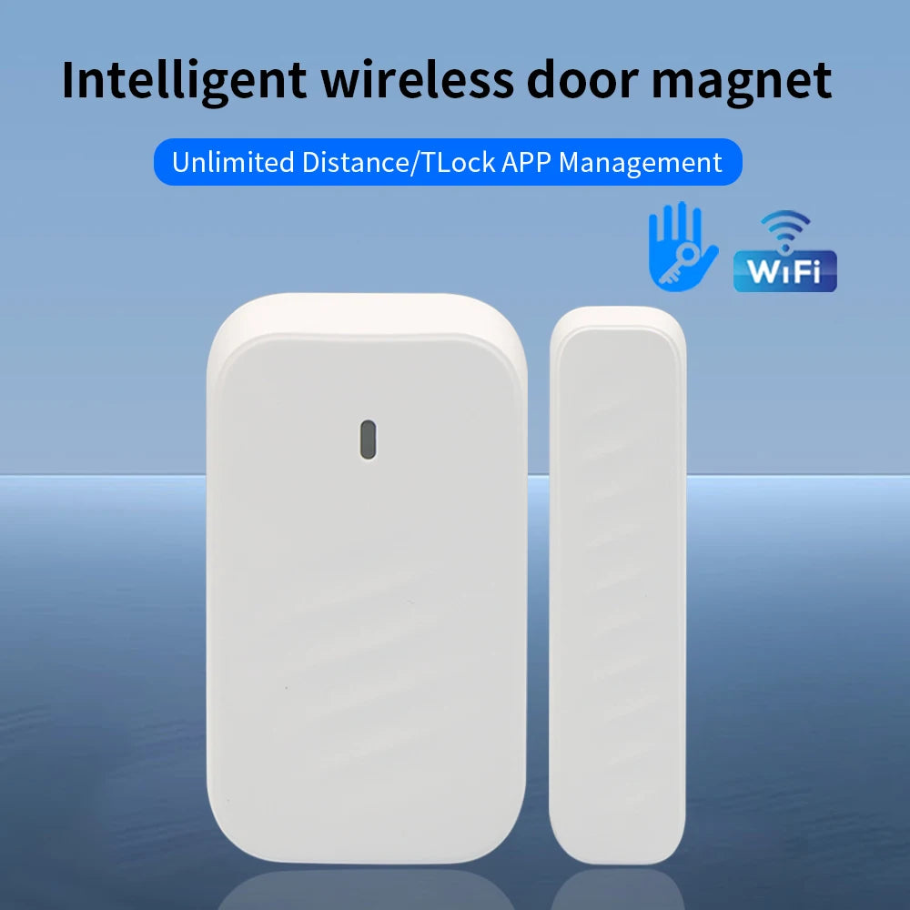 TTLOCK 2.4G WIFI Lock Compatible Door Sensor Door Contact Status Detection Sensor Work With TTLOCK Smart Locks Access Control Vue