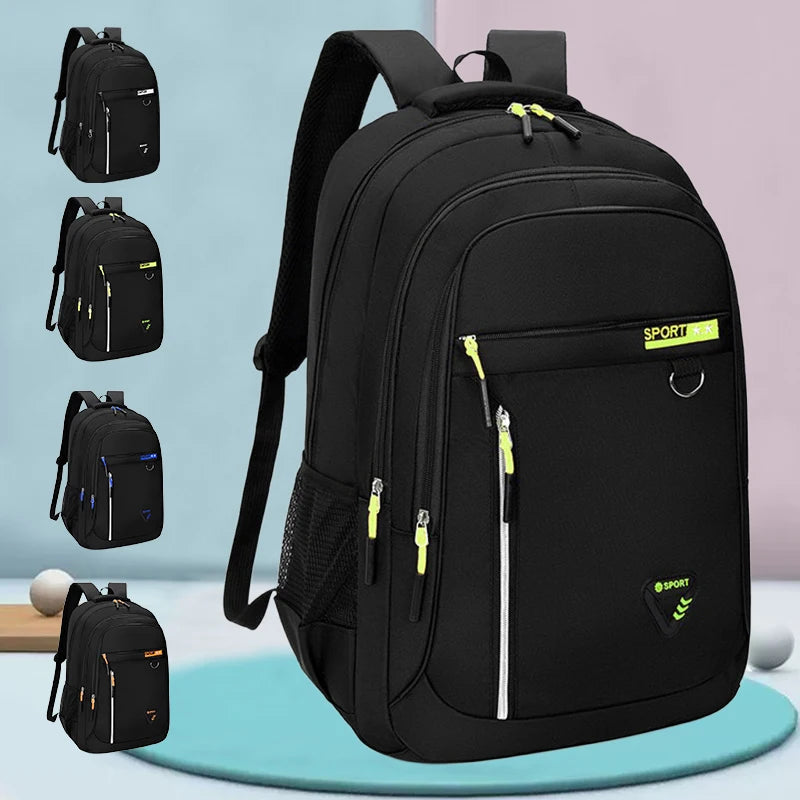 Neutral Multi-layered Backpack Men Women Various Pockets Suitable