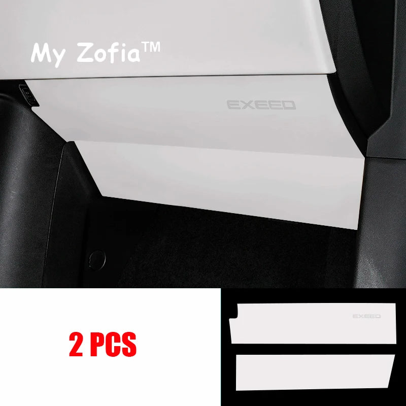 For EXLANTIX ET EXEED STERRA ET 2024 2025 Car Door Anti Kick Pad Leather Interior Protective Pad Wear-resistant Suitable parts Vue F