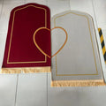 Irregular Flannel Prayer Rug Thick Short Pile Sponge Back Floor Mat Home Altar Meditation Corner Adults Cozy Spiritual Gift Vue 70x110cm A14