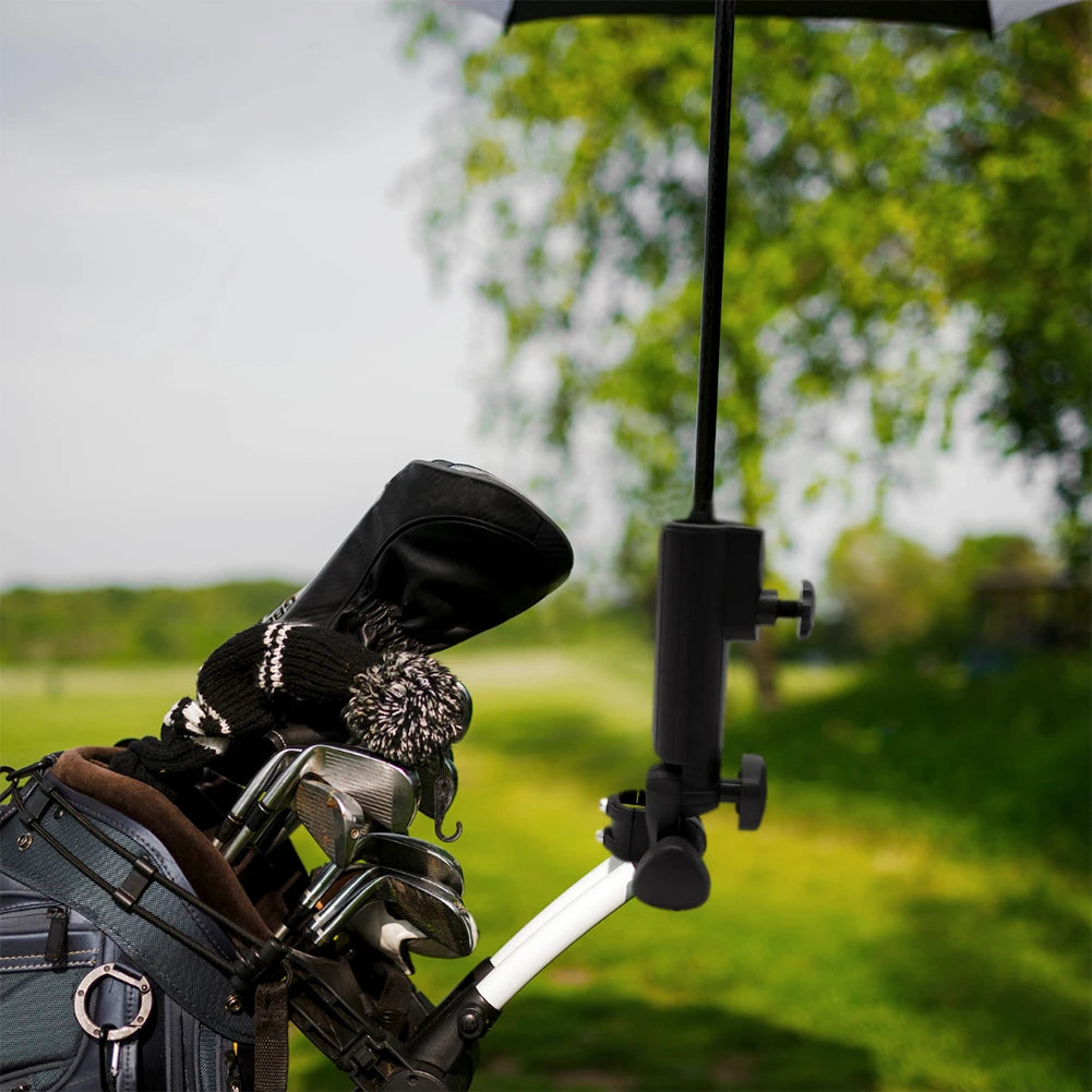Adjustable Umbrella Holder for Golf Cart & Wheelchair Umbrella Cart Mount Vue