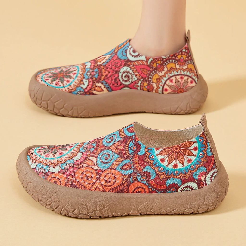 Women's Slip-On Flat Shoes – Breathable Casual Travel Flats Women's Flat Shoes Vue