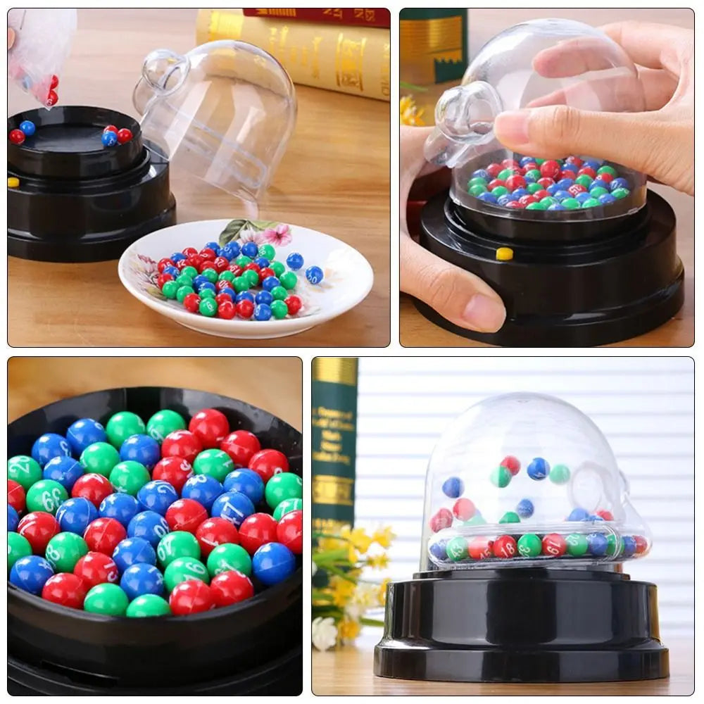 Electric Party Jackpot Number Picking Colored Balls Table Games Lottery Machine Lucky Dog Lotto Games Machine Vue