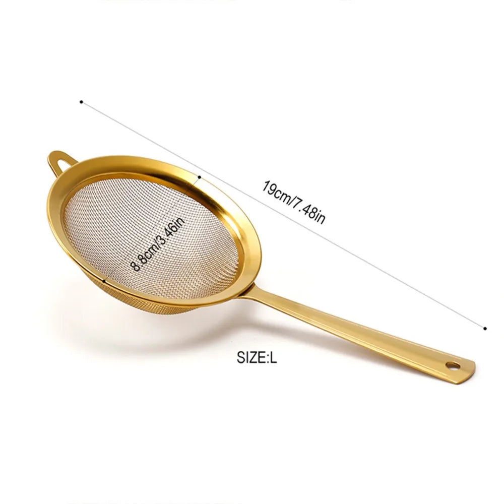 Stainless Steel Matcha Sifter Very Fine Mesh Rust-proof Tea Strainer