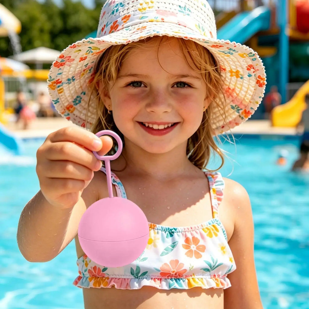 Reusable Water Balloons Quick Fill Summer Pool Toy Refillable Water Ball Toy for Kids Boys Girls Party Park Camping Garden Lawn Vue