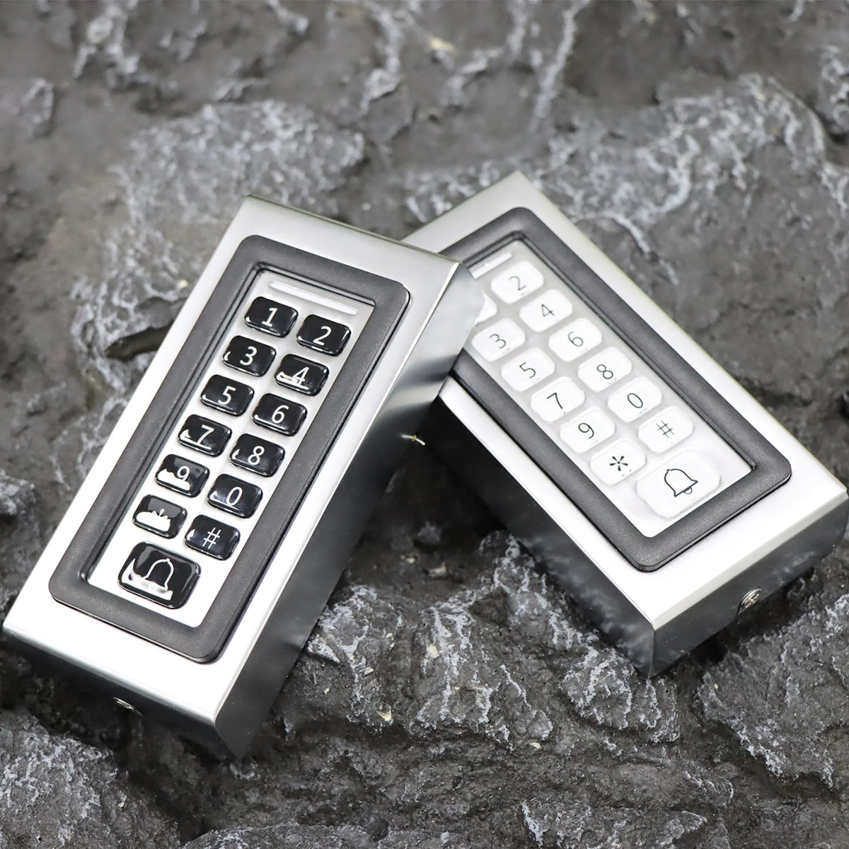 Metal Gate Opener Door Lock Outdoor Access Control Keypad Crystal Button EM Card Reader PIN Code RFID IP67 Waterproof Wiegand 26 Vue