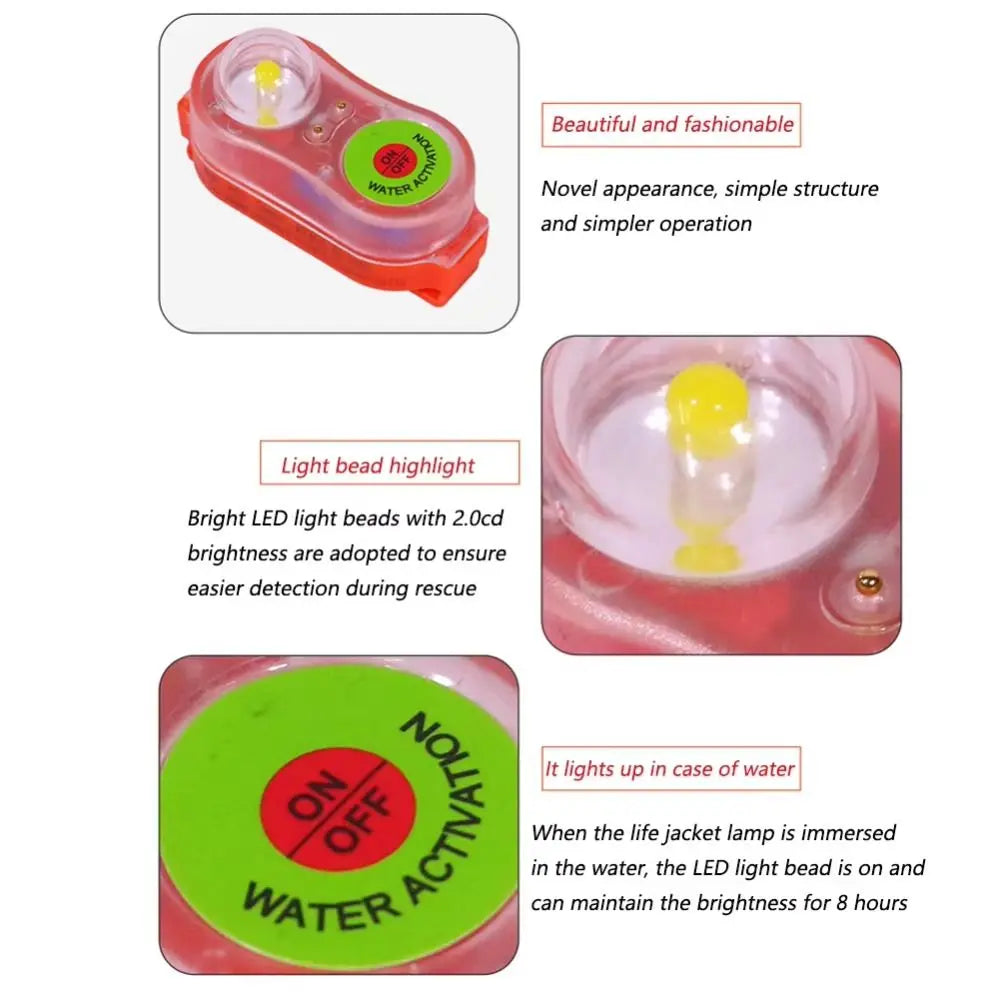 Lithium Life Attract Light Lamp Life Life-saving Life Vest Light Emergency Overboard Survival Life Jacket Light Vue