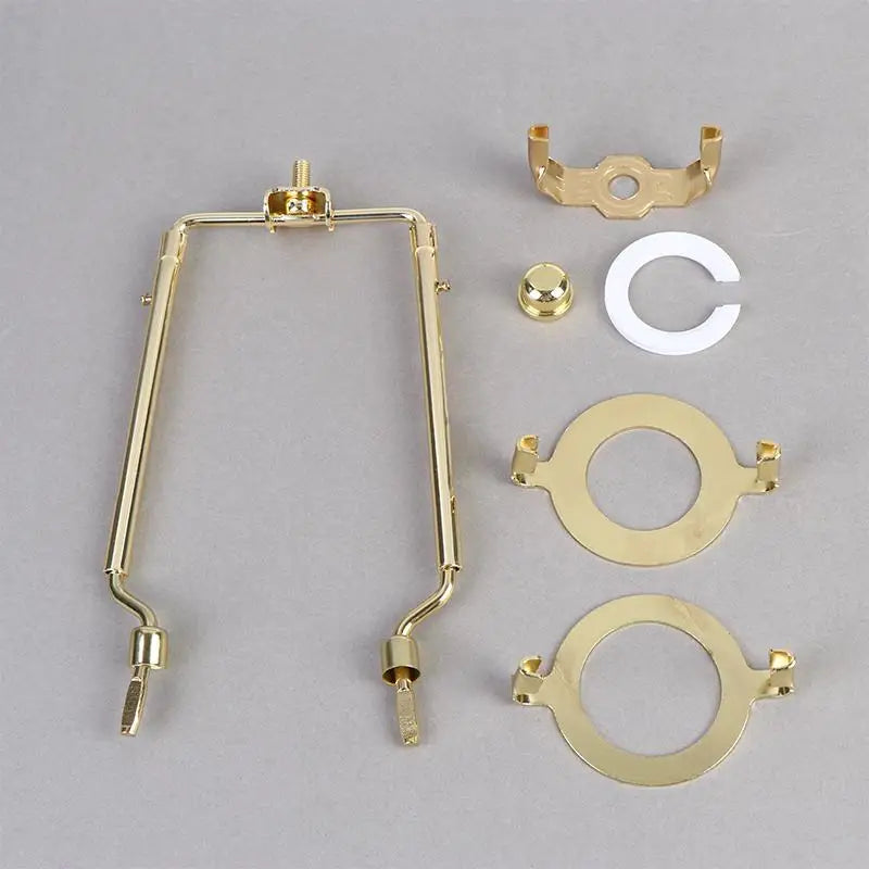 8 9 10 Inch Lamp Shade Holder Fit Both Standard Lamp Rod And E26 E27 Light Base Vue Gold