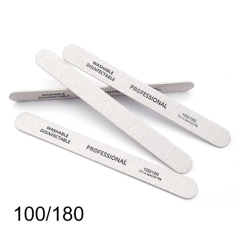 10/25/50Pcs Nail File 100/180/240 Wooden Sanding Buffer Block Pedicure Manicure UV Gel Nail Polish Pro Files Artificial tips Vue