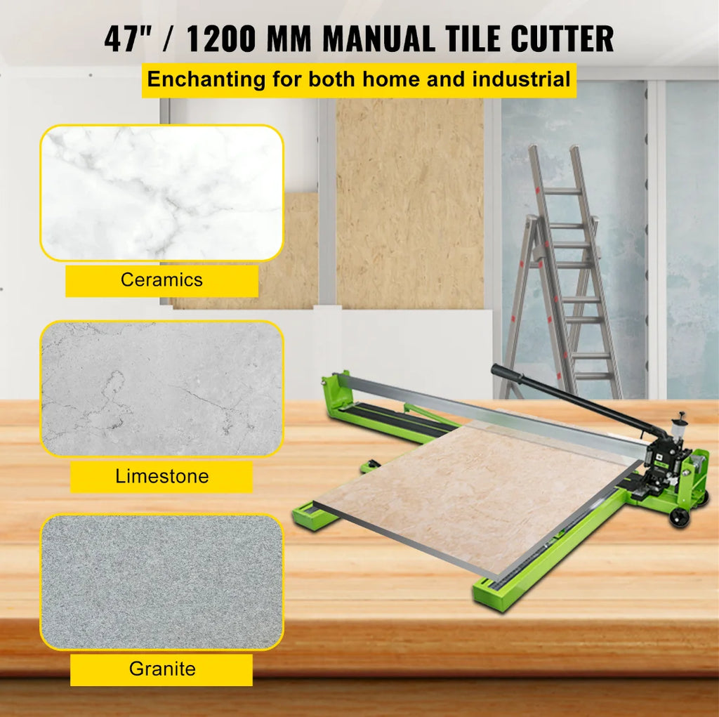 SucceBuy Manual Tile Cutter Infrared Laser Positioning Floor Push Knife Professional Hand Tool for Cutting Porcelain Ceramic Vue