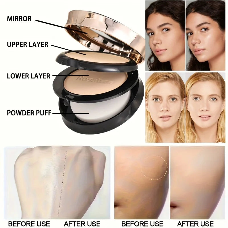 24H Full Coverage Matte Face Powder, Breathable, Get Smooth Flawless Fine Lines and Lightweight Finishing Foundation, Face Matte Vue
