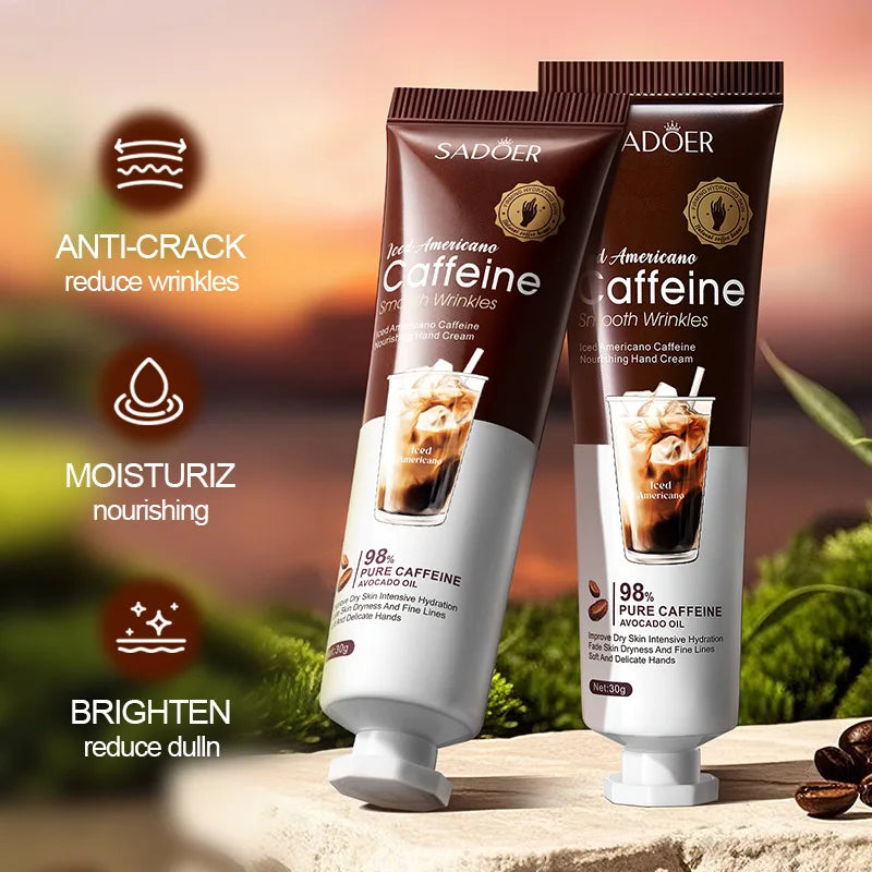 Iced Americano Coffee Hand Cream Set Deeply Moisturizes and Protects Hands in Autumn and Winter Vue