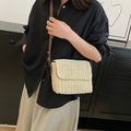 Fashion Women Weave Straw Shoulder Bag Raffia Messenger Trendy