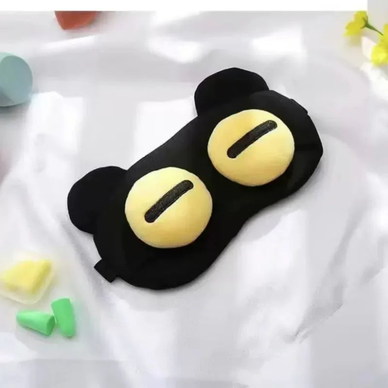 Cute Eye Mask Sleep Soothing Fatigue Warm Compress Wear Comfortable Vue I