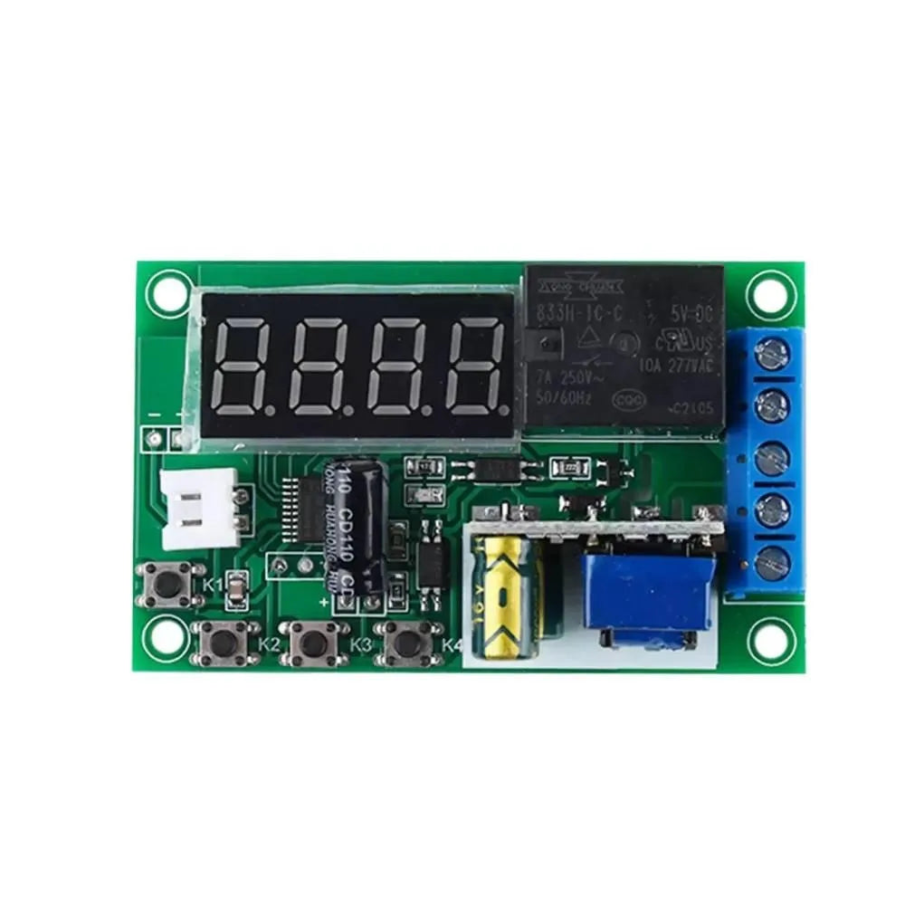AC220V Time Relay Module Trigger Time Delay/Timing/Cycle Switch Module 10A Time-delay Relay Board for Motor LED Water Pump Vue