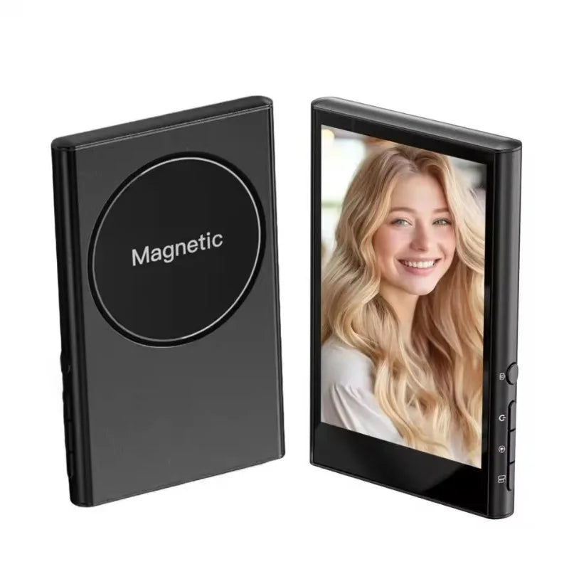 Phone Vlog Selfie Monitor Screen Adjustable WiFi Bluetooth Magnetic Mount Wireless Connection Rear Camera Selfie Monitor Screen Vue