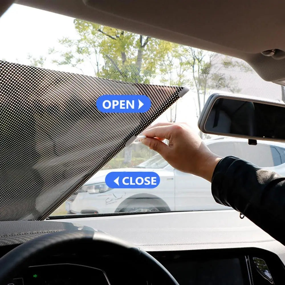 Curtains Universal Car Window Sun Visors Sunshade Roller Blinds