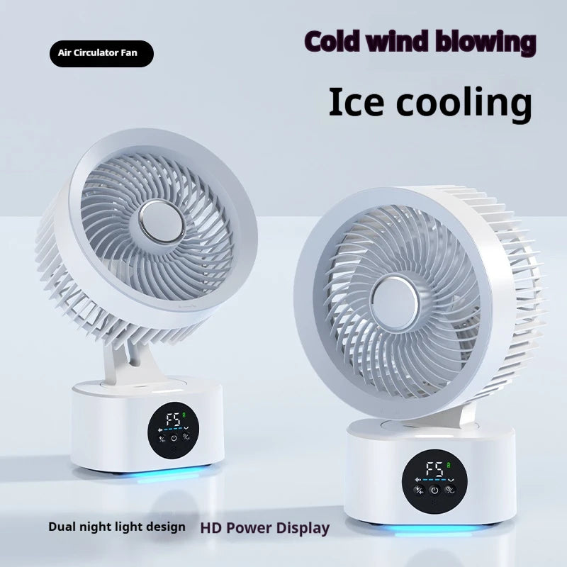 HOMEFISH Portable Rechargeable USB Wall Hanging Fan Remote Control
