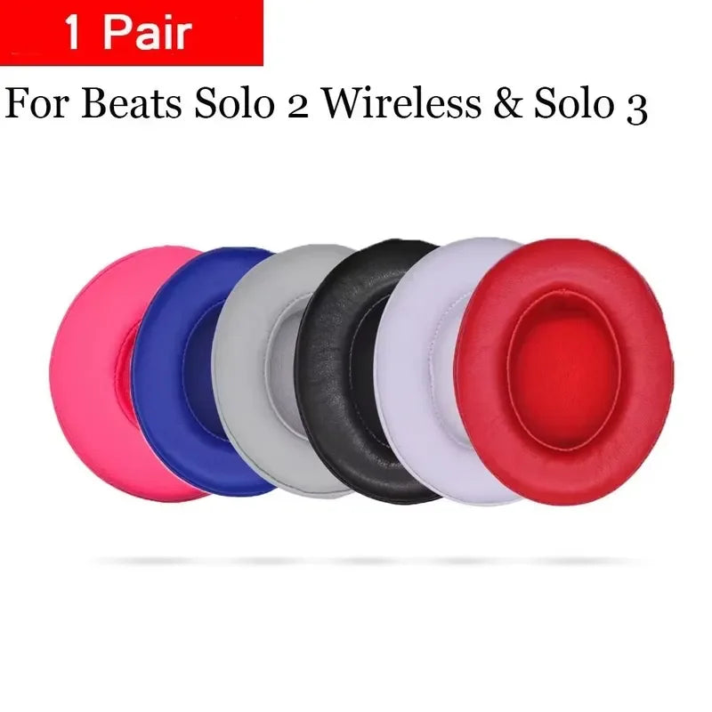 solo3 Replacement Ear pads for Beats Solo 2 & 3 by Wicked Cushions EarPads for Beats Solo3 Wireless ON-Ear Headphones Vue