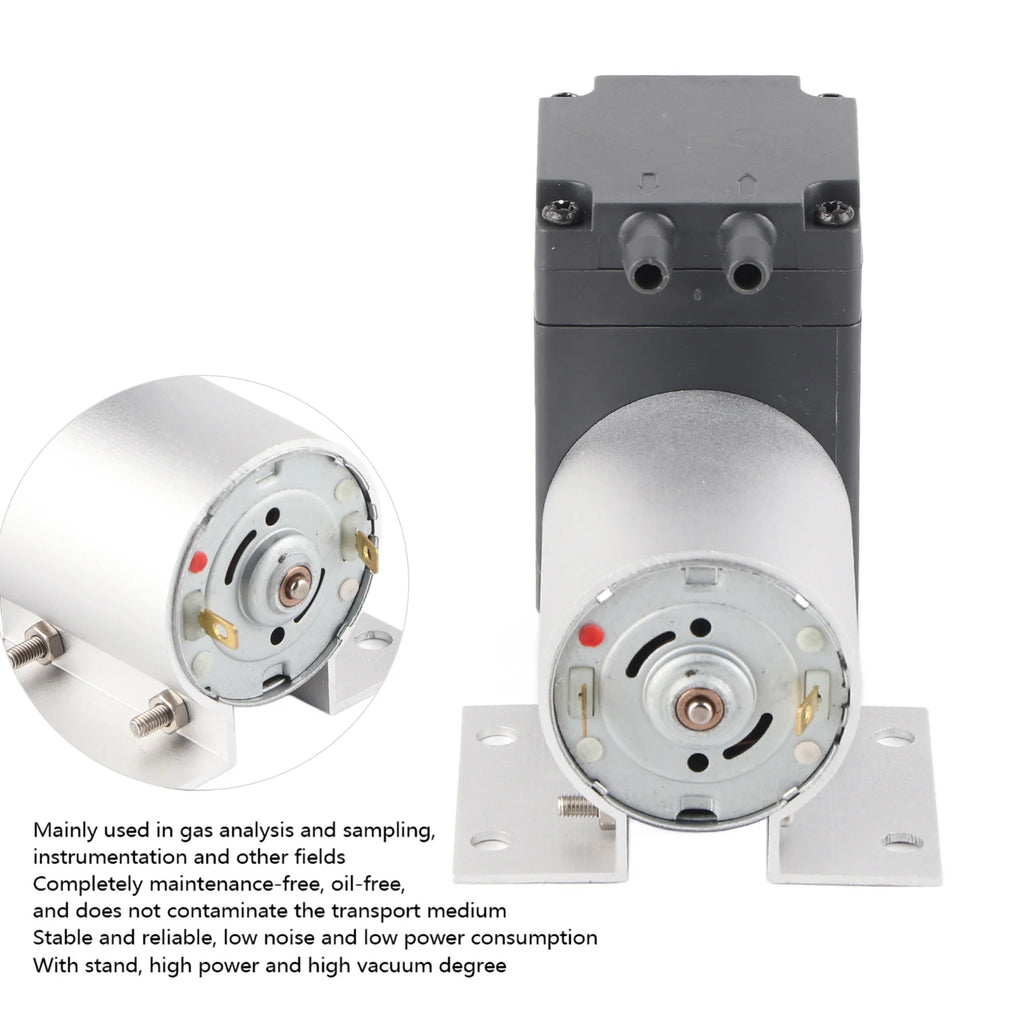 Pump Suction Pump Vacuum Pump Large Power Negative Pressure Suction Pump with Stand ‑72kpa 8w 12l Min Vue