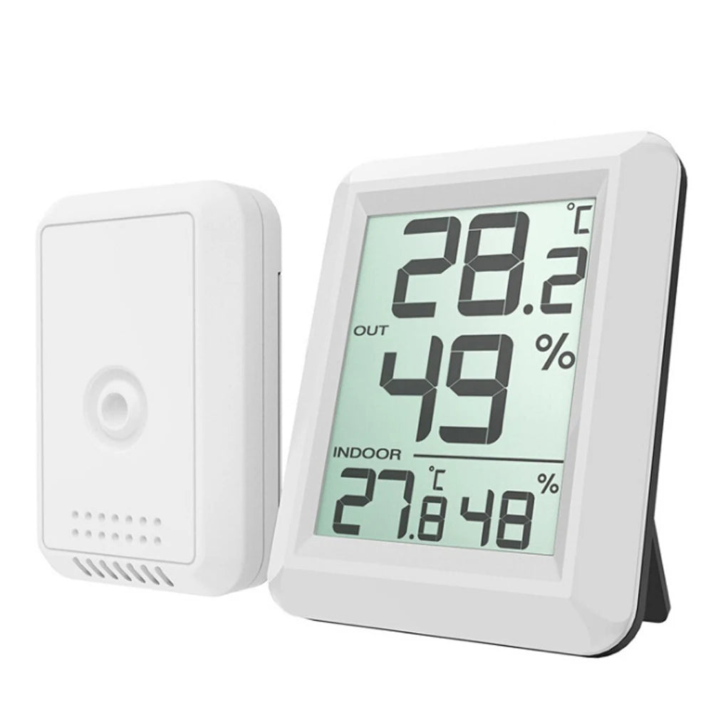 ALLOYSEED Wireless Thermometer & Humidity Monitor – Indoor Outdoor Wireless Thermo-Hygrometer Vue China Mainland