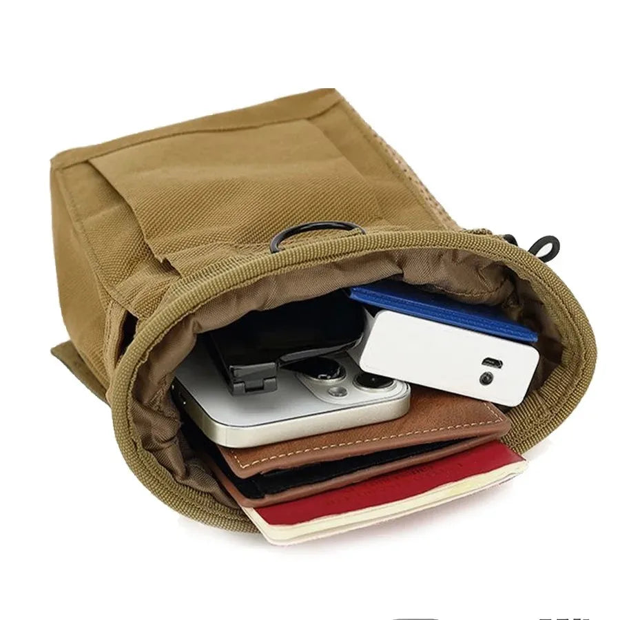 New Outdoor 3-5L Camouflage Molle 600D Nylon Dump Drop Pouch Recycle Waist Pack Bags Accessories Bag Pouches Vue