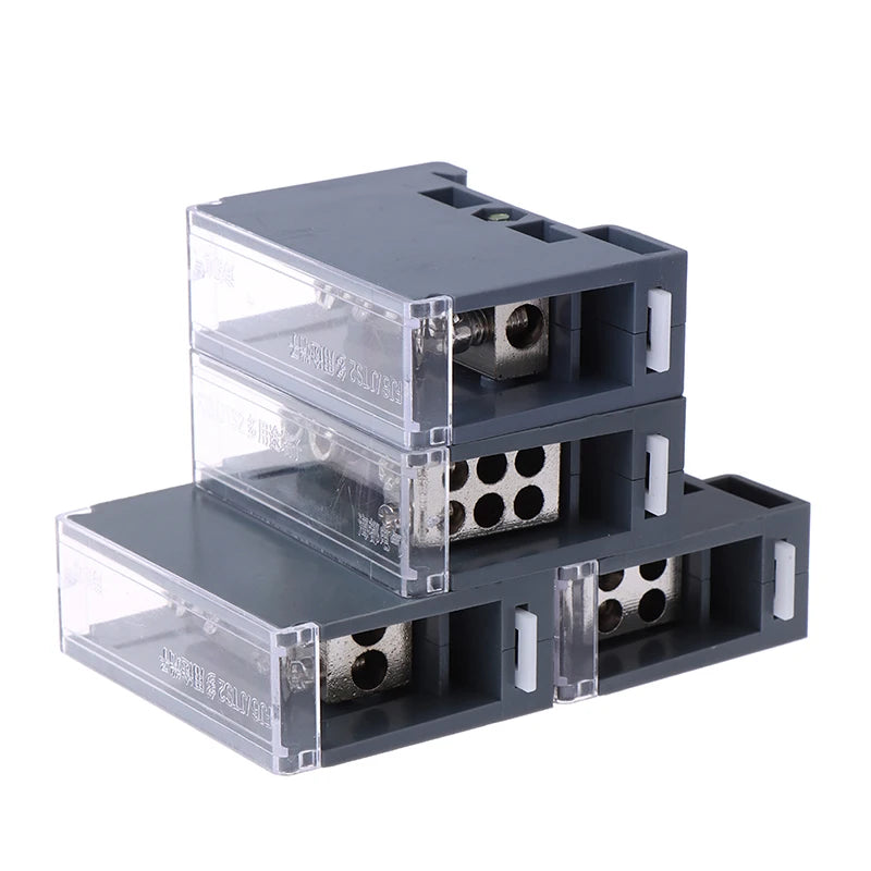 150A Din Rail Terminal Block Distribution Box One in Multiple out Universal Power Junction Box for Circuit Breaker Vue