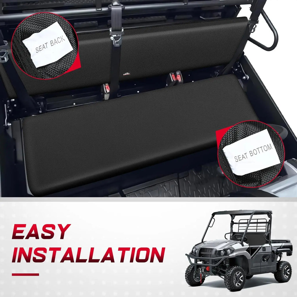 1680D UTV Seat Cover for Kawasaki Mule PRO FXT DXT FX DX 2015–2024 UTV Seat Cover Vue