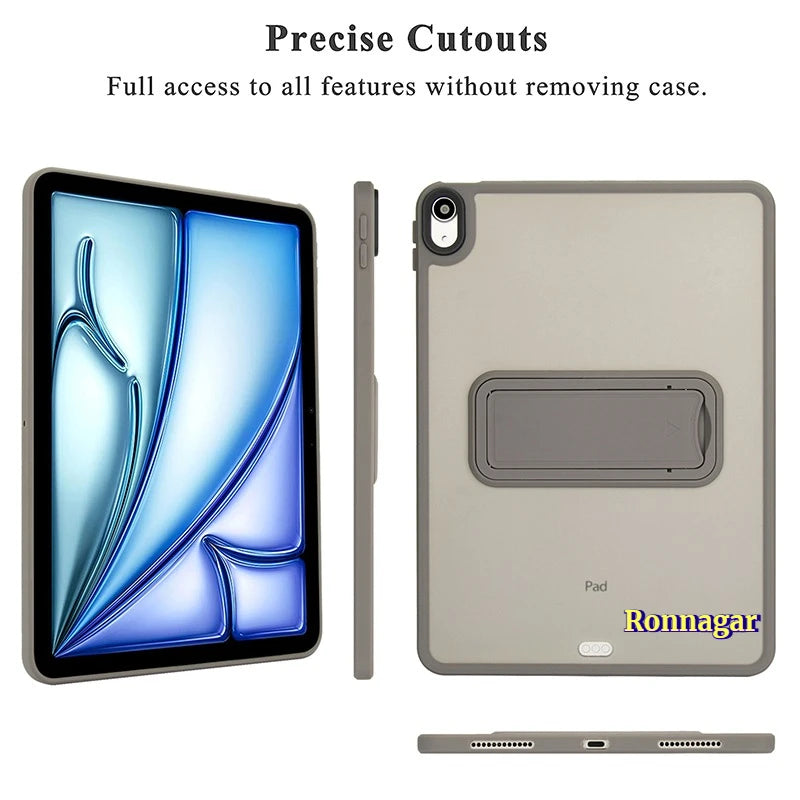 Ronnagar iPad Case Stand – All Models 2017–2026 | Pro Air Mini iPad Case with Stand Vue