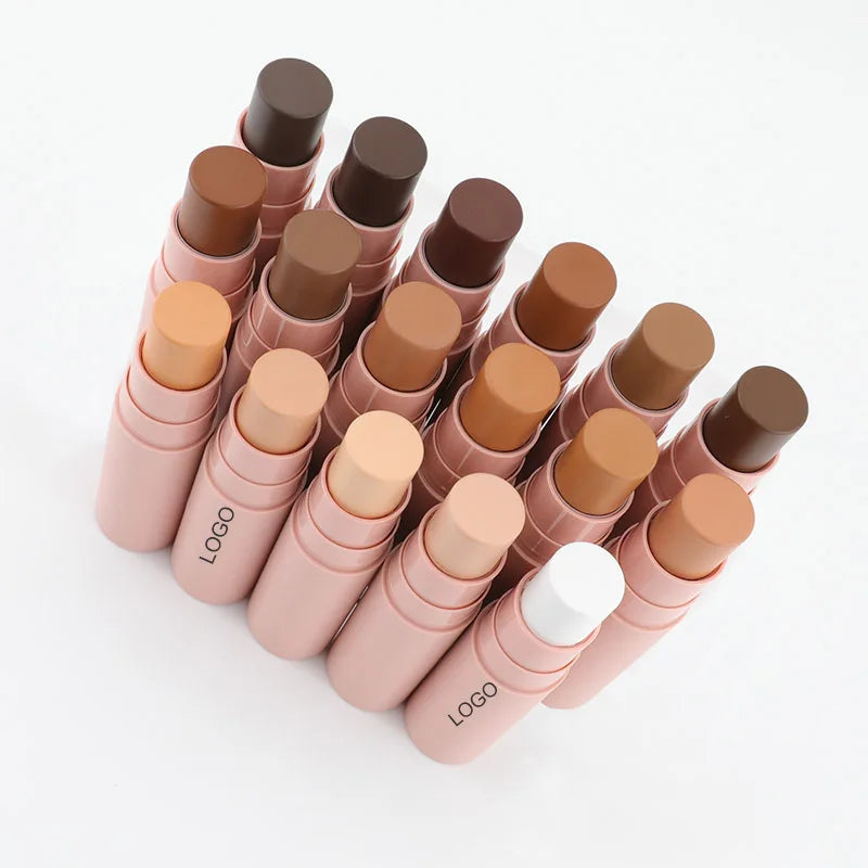 Contour Stick With Brush Contour Pen Waterproof Matte Finish Highlighters Shadow Contouring Pencil Cosmetics Print Logo Bulk Vue