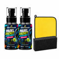 SIKEZHAN Padel Racket Cleaner Kit with 130ml Cleaning Spray Microfiber Cloth and Sponge for Racket Surface Care Sports Equipment Vue 260ml