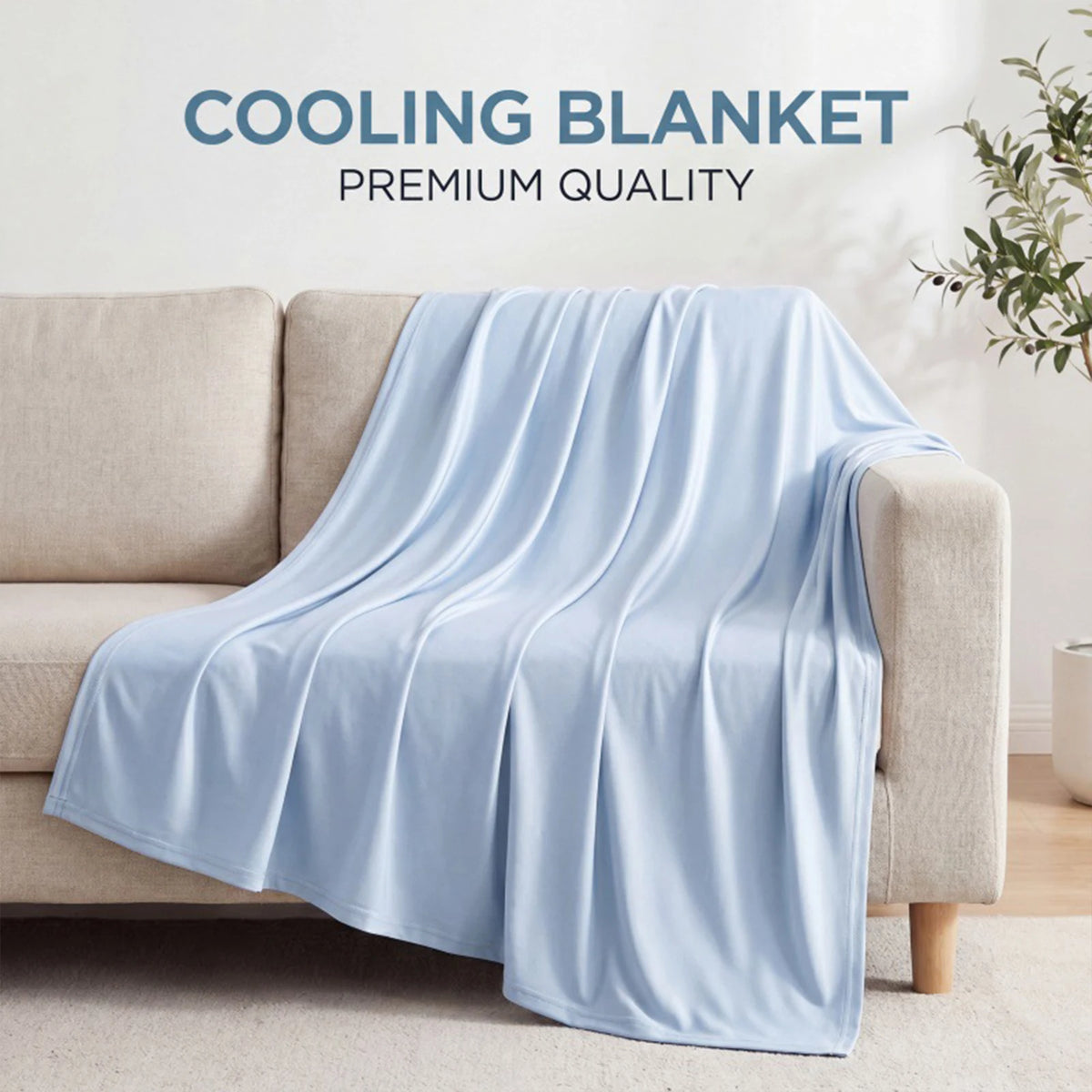 Cooling Blanket – Breathable Lightweight Summer Quilt Cooling Summer Blanket Vue