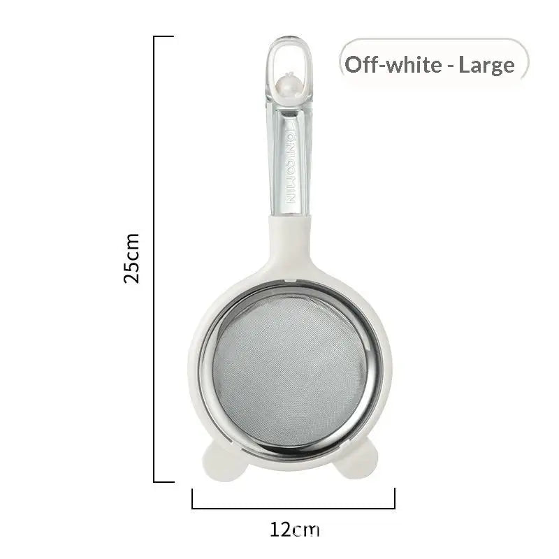 User-friendly Fine Mesh Flour Strainer with Heat Resistant Removable Screen for Kitchen Use Vue A3
