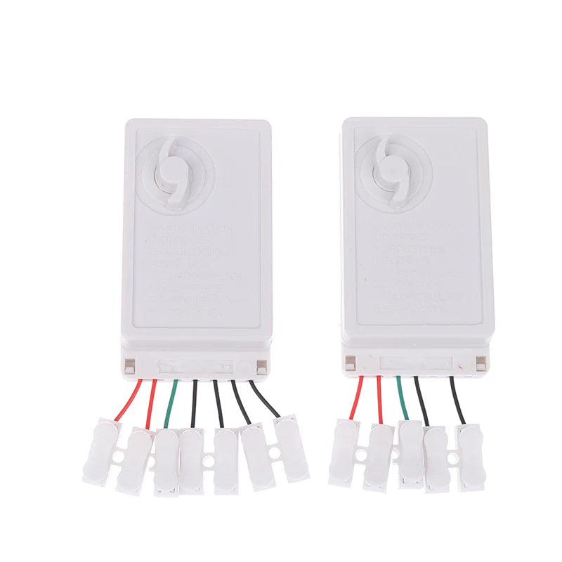 LED String Dimmer EK-04 2/4-Way 8 Function Knob/Solder-Free Type Push Button Type Light Adjustment Controller Vue