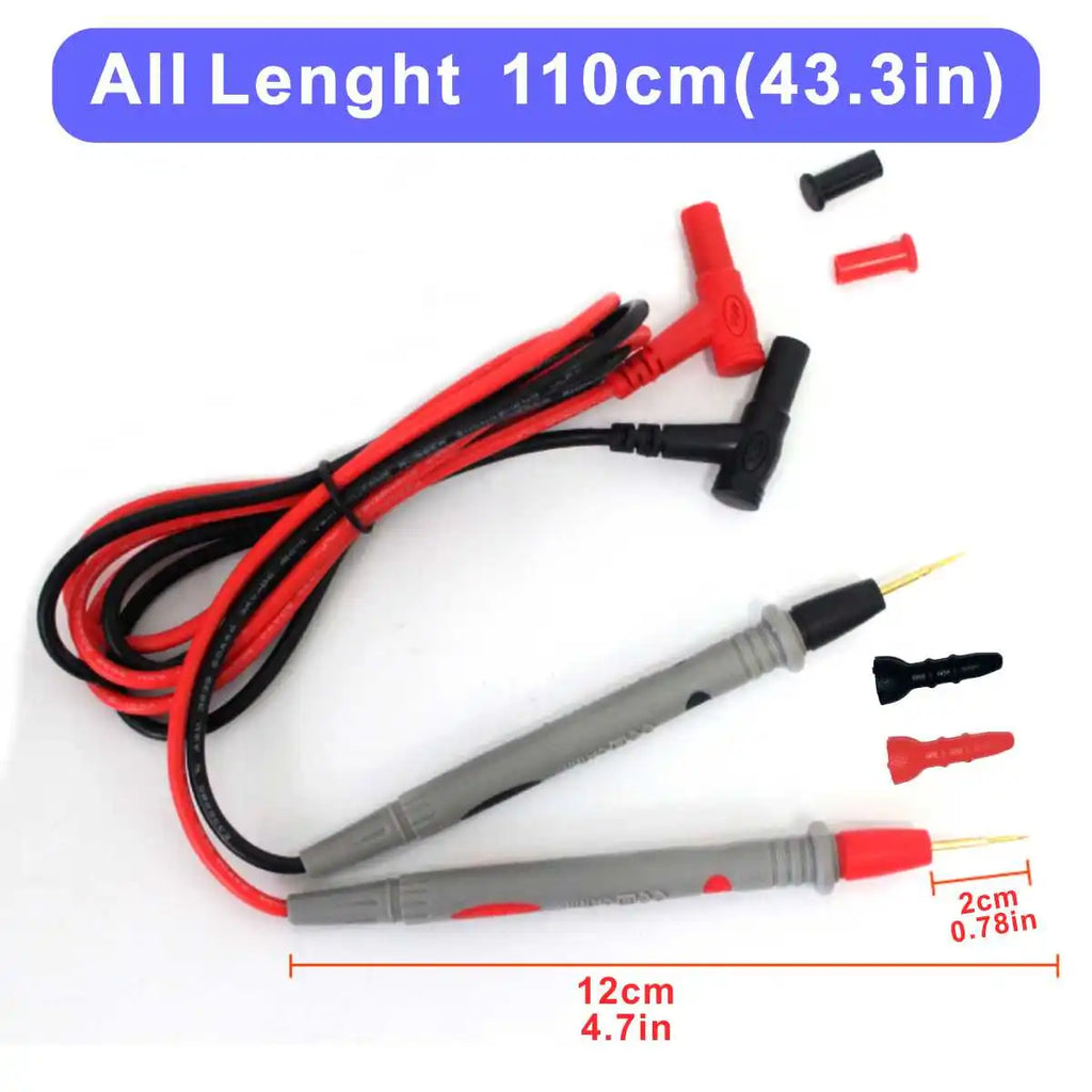 Multimeter Probe Test Line Multimeter Test Leads 1000V/20A (Gold-Plated Special Tip) Vue