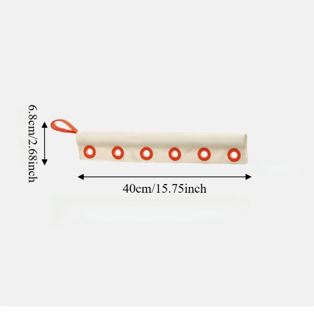 Removable Windproof Hanger 6 Holes 6 Clips Travel Clothes Drying Rack Multifunctional Foldable Fabric Clothing Clip Travel Use Vue