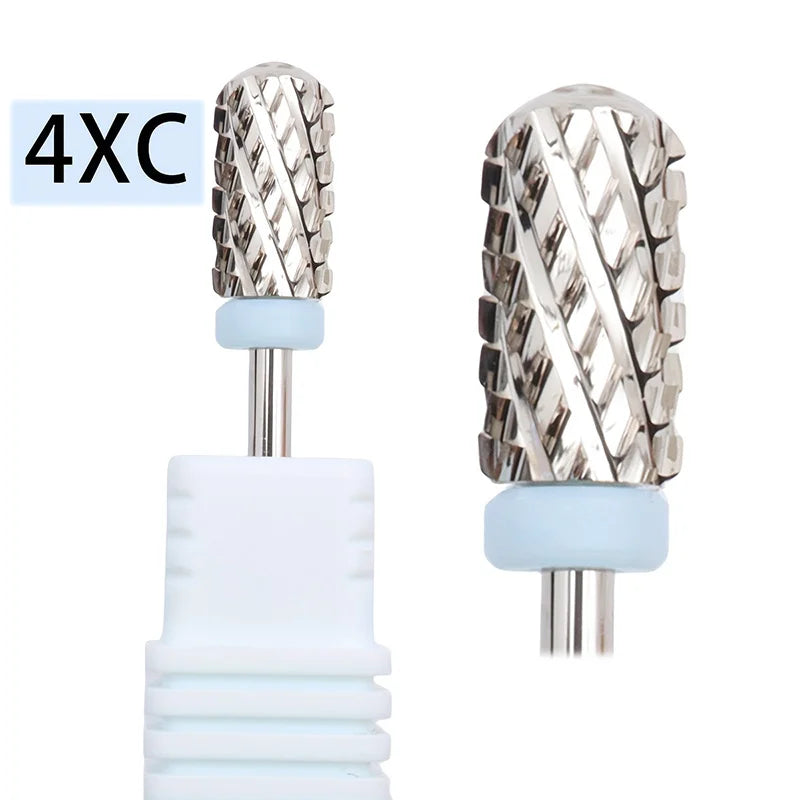5in1 Advanced Round Tungsten Carbide Nail Drill Bit for Electric Manicure Machines Cuticle Clean Home Salon Use Vue