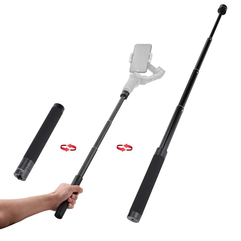 Extension Rod Pole For Stabilizer Max Length 73cm Aluminum Alloy Pole with 1/4 Inch Screw for Gimbal Stabilizer Zhiyun Feiyu Vue