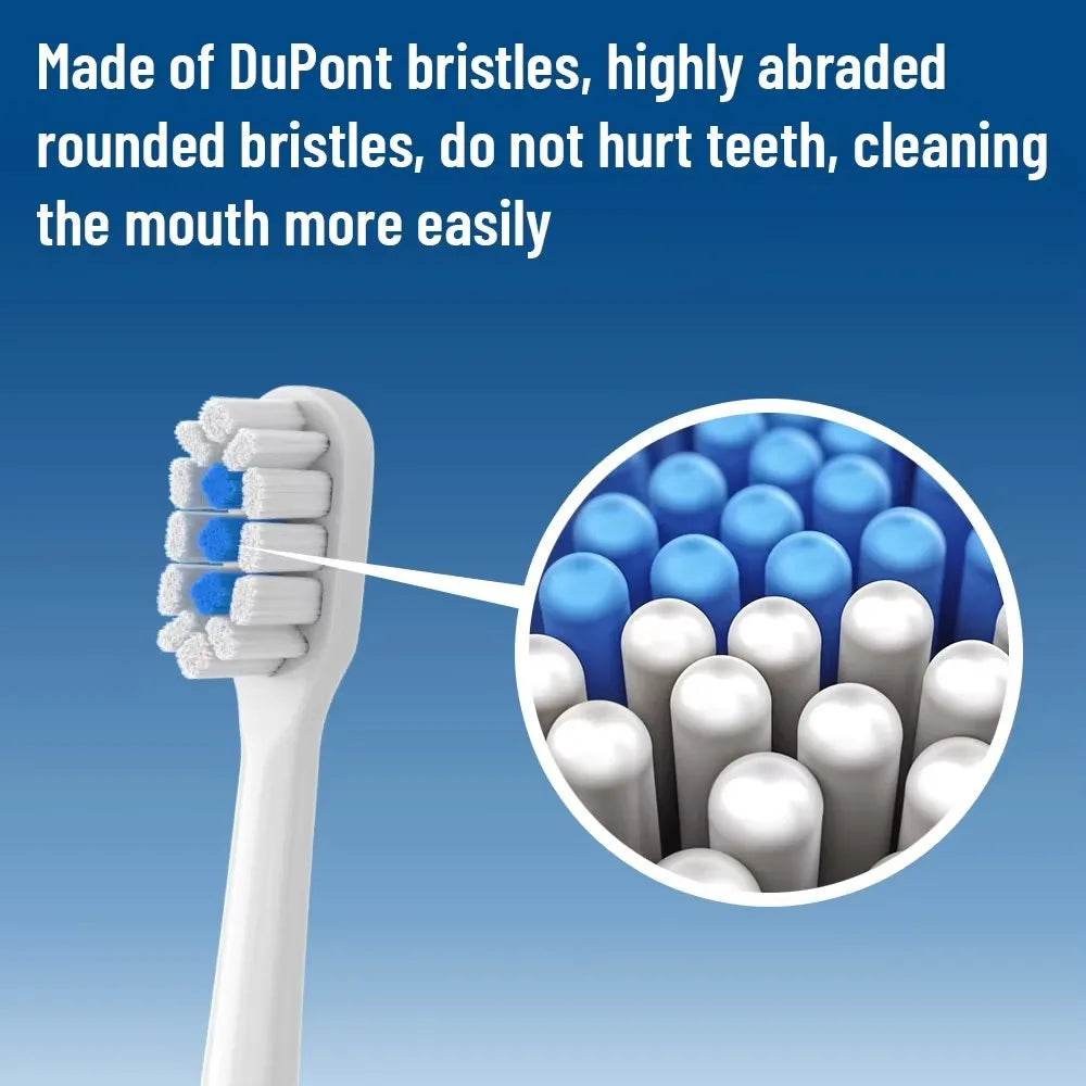 Replacement Brush Heads For Mijia T301 T302 T501 T501C MES605 MES608 Sonic Electric Toothbrush Head DuPont Soft Bristle Nozzles Vue