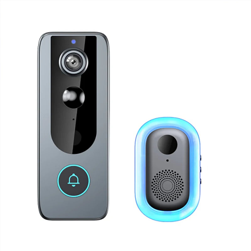 Tuya Doorbell with Solar Rain Cover Camera Wireless Video Doorbell Wifi PIR Human Body Sensing Outdoor Door Bell Video Intercom Vue Only Doorbell