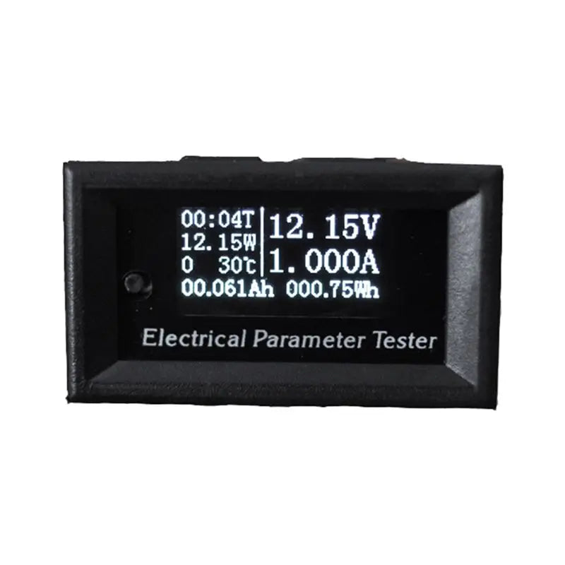 ABKW-OLED Multifunction Tester Voltage, Current, Power, Temperature, Time, Capacity, Energy Digital Measuring Instrument 99V/10A Vue Black 99V10A