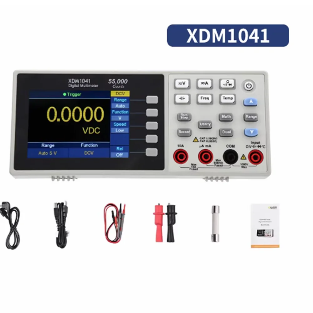 XDM1041 XDM1241 Desktop four Position Semi-Automatic Range multimeter OWON Vue