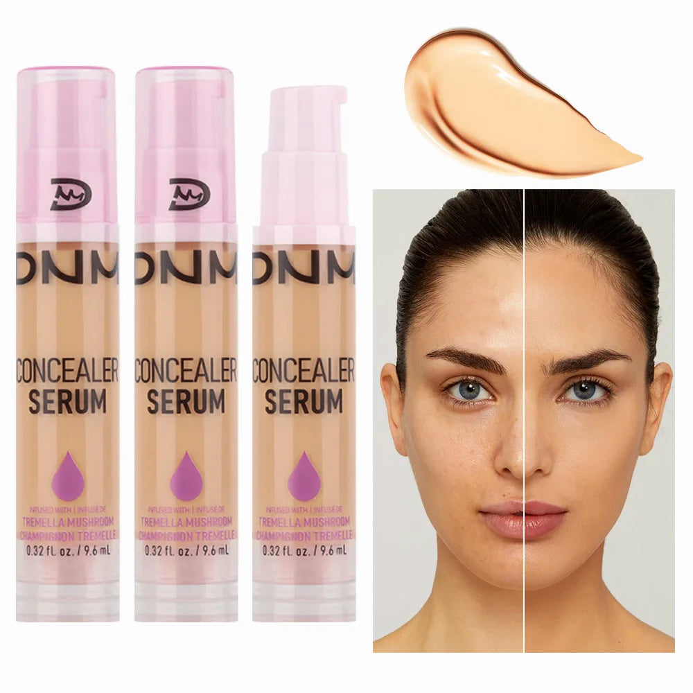 8Colors Liquid Concealer High Covering Moisturizing Oil Control Foundation Invisible Pores Dark Circles Freckle Face Makeup Vue 05 GOLDEN