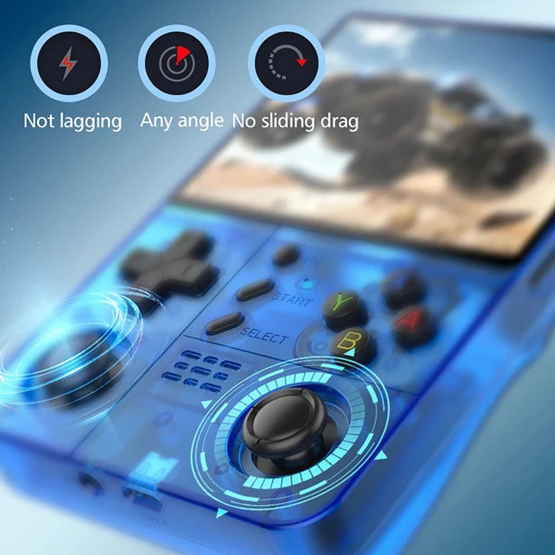 R40XX Pro Max Retro Handheld Game Console Linux System 4.2 Inch HD IPS Screen Portable Pocket Video Player 128GB Games Gift Vue