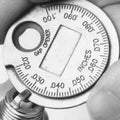 Plug Gage Gap Tool Feeler Spark 1 Pc 0.6-2.4mm Range Coin-Type Spark Plug Gap Measurement Tool Vue 1pcs