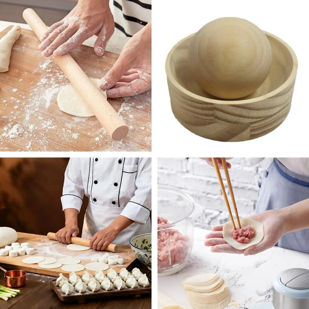 Dumpling Wrap Press Mould, Hand Dough Making Mold Dough Wrapper Press Mold for Dumpling Pie Bun Pastry Empanada Home Kitchen Vue