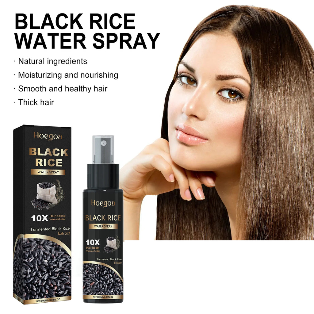 Hoegoa Rice Water Hair Thickening Spray: Deep Hair Nourishment, Anti-hair Loss, Strengthening, Hair Fixing & Scalp Care 100ml Vue